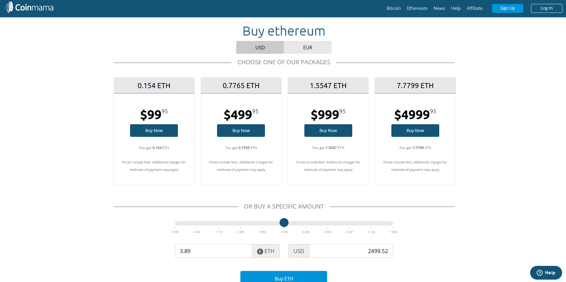 Coinmama Buy Ethereum